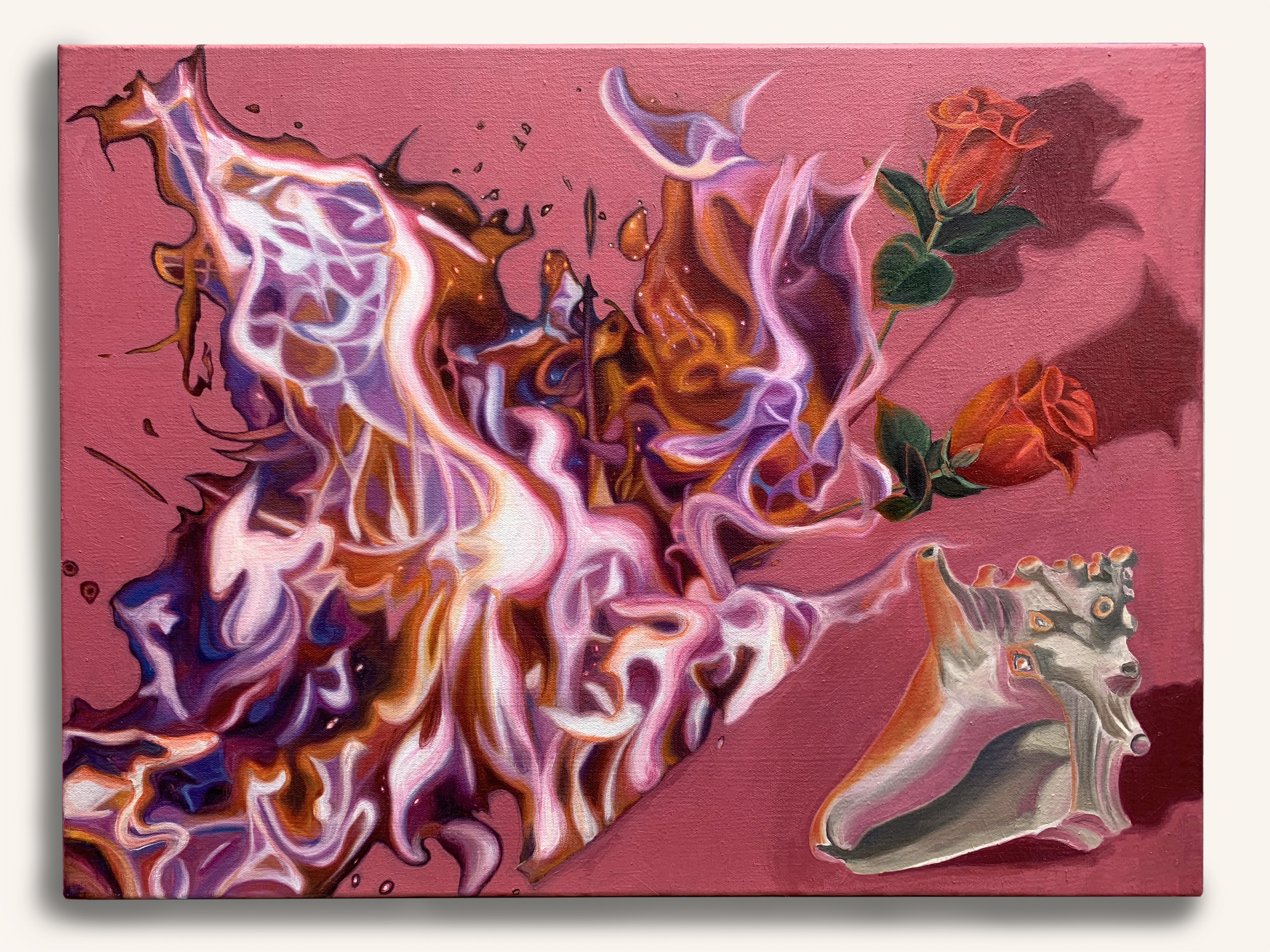 Summer Heat, 18x25” 2022 <br>oil on canvas<br><br>